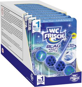 WC FRISCH Kraft Aktiv Blauspüler Ozeanfrische 10x50g WC Reiniger Reinigung
