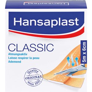 Hansaplast Classic Pflaster 6cm, Anzahl:1 Stück, Länge:5 Meter