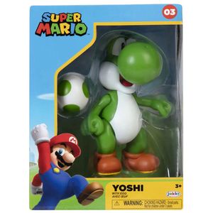 Figur - JAKKS PACIFIC - Super Mario Bros: Yoshi + Ei - 10 cm