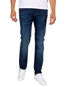Armani Exchange Herren Slim Fit Jeans, Blau 36W x 32L