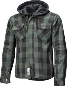 Held Lumberjack II Motorrad Textiljacke, schwarz/grün, M