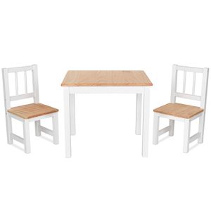 ib style® NOA Kindersitzgruppe | 3-er Set: 1x Tisch + 2x Stühle | Stuhl Kindermöbel Tisch Kindertisch Kinderstuhl