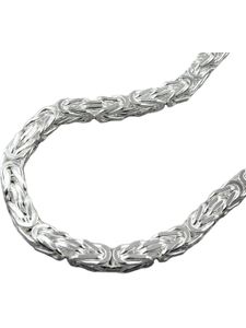 Armband ca.5mm Königskette vierkant glänzend Silber 925 19cm silber 5x5mm