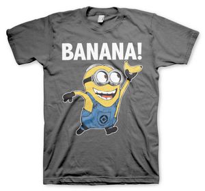 Minions - Banana! T-Shirt - Small - DarkGrey