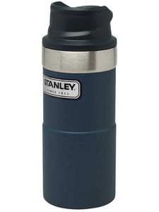 Stanley CLASSIC TRIGGER-ACTION TRAVEL MUG 354 ml, Stahl 18/8, Vakuumisoliert, nightfall blue, Kunststoffverschluß
