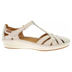 Pikolinos Damen Sandalen T-Steg Leder P. Vallarta 655-0732ST, Größe:40 EU, Farbe:Weiß