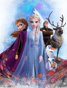 Disney Frozen Elsa Anna Kuscheldecke 130 x 170 cm