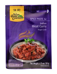 [ 50g ] ASIAN HOME GOURMET Würzpaste für Indisches Curryfleisch Rogan Josh