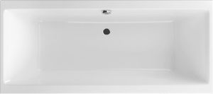 Excellent | Badewanne - Eckbadewanne - Pryzmat - 170x75 cm - Weiß Hochglanz - Komfortabel und Stabil