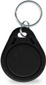 HUXGO HXA003 Funk Alarmanlage, RFiD Schlüsselanhänger, kompatibel mit HUXGO Funkalarmanlagen, einfache Steuerung, handlich, schwarz, Modell HXA67R B