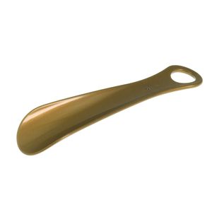 Gold - Schuhlöffel Schuhanzieher aus Kunststoff mit großer Lochung verschiedene Farben