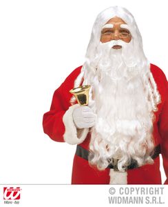 Santa Claus Perücke -  Weihnachtsmann Perücke de luxe