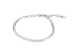 Joop JPBR90387A175 Damen Armband Travel Simple Silber weiß 18,5 cm