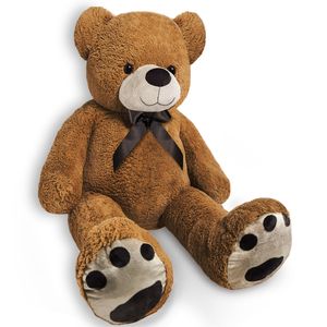 XL-XXL Teddy Teddybär 100-175cm Valentinstag Geschenk Plüschbär Kuscheltier Stofftier Plüschtier Farbe Braun, Größe:L - 100cm