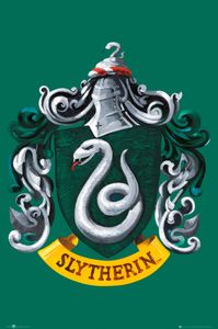 Harry Potter - Slytherin Crest - Film Kino Plakat - Poster 61x91,5 cm