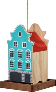 Buntes Deko-Vogelhaus