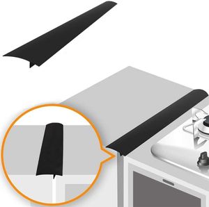 INF Lišta na sporák udržuje čistotu mezi sporákem a skříňkou 61,5 cm Černá 1-balení