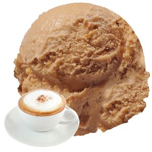 Cappuccino Geschmack Eispulver Softeispulver 1:3 - 1 kg