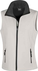 Result Damen Core Soft Shell Bodywarmer PC3806 (XS) (Weiß/Schwarz)