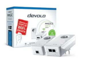 Devolo Magic 2 WiFi 6 Starter Kit 2400 Mbit/s Eingebauter Ethernet-Anschluss WLAN Weiß 2 Stück(e)