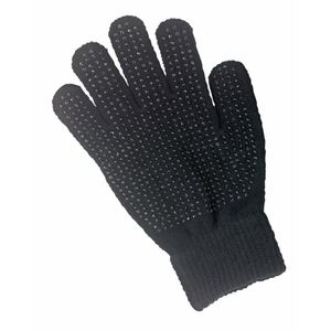 Multi Stretch Handschuh elastischer Reithandschuh Magic Grippy weis grau blau , Farbe:schwarz