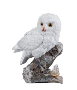 Eule Schneeeule Schleiereule Uhu Kauz Deko Garten Tier Vogel Figur Skulptur