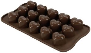 Schokoladenform Silikonform Herz Pralinen Silikon Schokolade Selbst Machen Silikonbackform Eiswürfel Schokolade Form Süßigkeiten Dekoration Förmchen 1 Stück