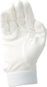 Hy5 Erwachsene Baumwolle Noppen-Handfläche Reithandschuhe BZ559 (M) (Weiß)