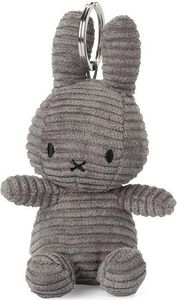 Miffy Cord-Schlüsselanhänger (anthrazit, 10cm) Kuscheltier Stofftier Keychain Hase Miffy Cord-Schlüsselanhänger (anthrazit, 10cm) Kuscheltier Stofftier Keychain Hase