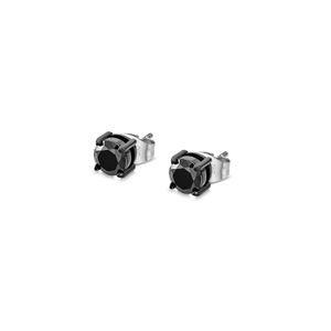 Lotus Style Herren Ohrstecker Ohrringe rund schwarz für Männer LS2167-4/2