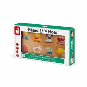 Janod Memory Game Memo 1ers Mots Multicolor 2-99 Years