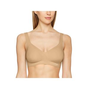 Sloggi Zero Feel Bralette EX Damen Bustier, Größe:L, Farbe:Cognac 00SH