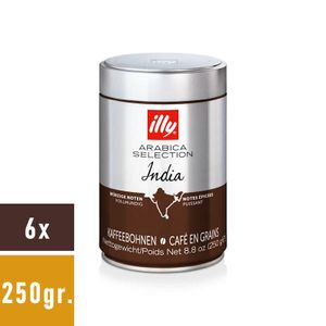illy Arabica Selection Indien - 6 x 250g Kaffeebohnen, 100% Arabica