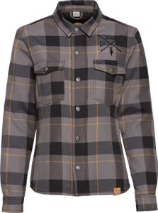 Spirit Motors Speedy Joyce Damen Hemd grau/schwarz XL