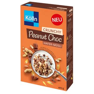 Müsli Crunchy Peanut Choc, 400g von Kölln