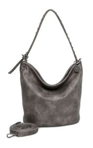 Fritzi aus Preußen Schultertasche Umhängetasche Chalk Ebbi01 Hobo Dark Stone grau