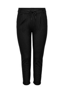 Eleganckie spodnie materiałowe w paski Curvy Stretch Jogger Spodnie CARGOLDTRASH | 44