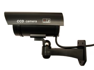 Dummy Modell Überwachnungskamera Blinkes Licht Kamera Attrappe Alarmanlage  CCTV DIY Paper Model Toys 3D Monitoring Camera