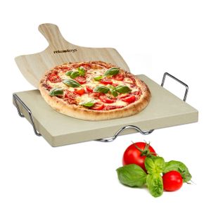 relaxdays Pizzastein Set 3 cm