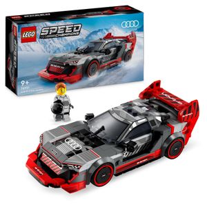 LEGO Speed Champions Audi S1 e-tron quattro Rennwagen Set mit Auto-Spielzeug zum Bauen, Spielen und Ausstellen, Modellauto für Kinder, Geschenk für 9-jährige Jungs und Mädchen 76921