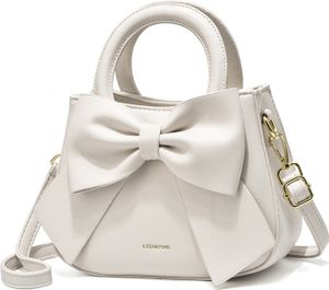 Crossbody Bag Damen, mit Top Carry Handle und Cute Bow Knot Crossbody Purses und Handtaschen Crossbody Bag Damen, mit Top Carry Handle und Cute Bow Knot Crossbody Purses und Handtaschen