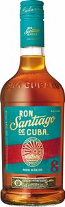Santiago de Cuba Brauner Rum D.O.P. Cuba Ron Santiago de Cuba 8 Year Old Anejo 40%vol Spirituosen