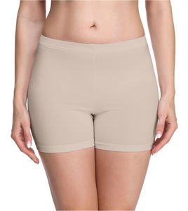 Merry Style Damen Shorts Radlerhose Unterhose Hotpants Kurze Hose Boxershorts aus Viskose MS10-283(Caffe Late,XXL)