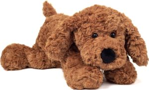 Teddy-Hermann wiszący pies brązowy 28 cm, przytulanka, miękka zabawka