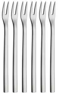 WMF Nuova Bowlegabel Set 6-teilig Picker Cromargan Edelstahl poliert spülmaschinengeeignet, L 12,5 cm