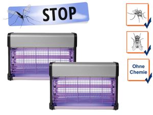 Insektenschutzset UV Lampen, Elektrolampen gegen Schnaken Fliegen, Mückenabwehr