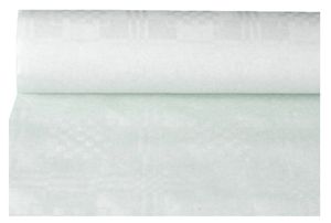 PAPSTAR Damast-Tischtuch (B)1,2 x (L)100 m weiß
