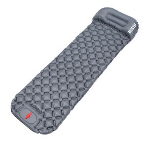 Isomatte selbstaufblasend mit Fußpumpe Kissen BESTIF Luftmatratze Camping Outdoor Matratze Ultraleicht Kleines Packmaß Grau Isomatte selbstaufblasend mit Fußpumpe Kissen BESTIF Luftmatratze Camping Outdoor Matratze Ultraleicht Kleines Packmaß Grau
