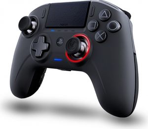 NACON Revolution Unlimited Black Bluetooth/USB Analog/Digital Gamepad PC, PlayStation 4 NACON Provedení výrobku: černá barva, Typ zařízení: Gamepad, Technologie připojení: Drátové a bezdrátové, Rozhraní zařízení: Bluetooth/USB, Podporované herní platformy: Funkční klávesy pro ovládání hry: D-pad, PC, PlayStation 4