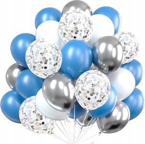 Balony - eleganckie dekoracje - wszechstronny zestaw - efekt helu - kreatywne majsterkowanie - błyszczące i przezroczyste - zabawa z konfetti